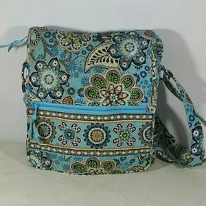 Vera Bradley Island Blooms Cross Body Purse